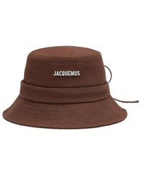 Jacquemus - Le Bob Gadjo Bucket Hat Brown In Cotton - Lyst