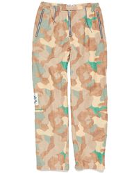 Acne Studios - Printed Trousers Multi In Cotton - Lyst