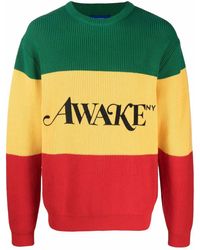 AWAKE NY Blessing Sweater Multicolor In Cotton