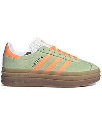 adidas Originals - Gazelle Bold W Sneakers Green In Leather - Lyst