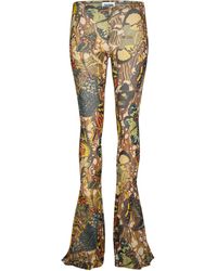 Jean Paul Gaultier - The Yellow Butterfly Pants Multicolor In Polyamide - Lyst