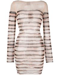 Jean Paul Gaultier - X Knwls Stripe-print Crew-neck Dress - Lyst