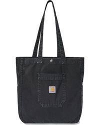 Carhartt - Garrison Tote Bag Black In Cotton - Lyst