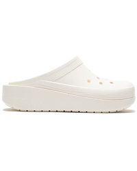 Crocs™ - Classic Blunt Toe Sandals White In Croslite - Lyst