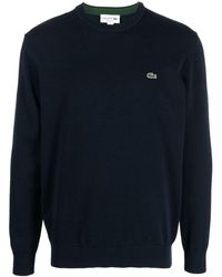 Lacoste Crew neck sweaters for Men | Online Sale up to 50% off | Lyst
