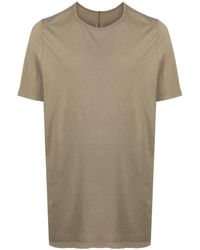 Rick Owens - Exposed-seam Cotton T-shirt - Lyst