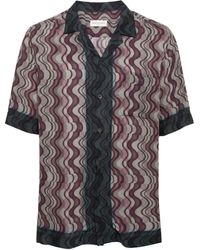 Dries Van Noten - Geometric Print Shirt Multicolor In Cotton - Lyst