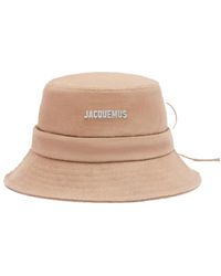 Jacquemus - Le Bob Gadjo Bucket Hat Dark Beige In Cotton - Lyst