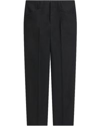 Dries Van Noten - Tailored Slim-fit Trousers Black In Wool - Lyst