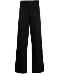 GR10K - Straight Fit Trousers Men Black In Cotton - Lyst