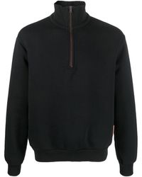Acne Studios - High-neck Half-zip Sweatshirt - Lyst
