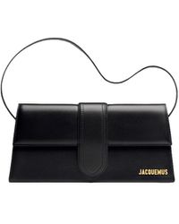 Jacquemus - Le Bambino Long Bag Black In Leather - Lyst