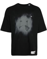 Maison Mihara Yasuhiro - Smily Face 2 T-shirt Men Black In Cotton - Lyst