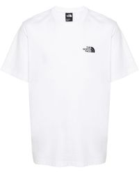 The North Face - U The 489 T-shirt White In Cotton - Lyst