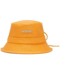 Jacquemus - Le Bob Gadjo Bucket Hat Dark Orange In Cotton - Lyst