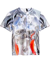 OTTOLINGER - Slim Tee Silver T-shirt Eo Multicolor In Polyester - Lyst