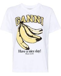 Ganni - T-Shirts And Polos - Lyst