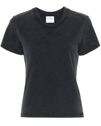 Courreges - T-Shirt With Embroidery - Lyst