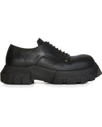 Rick Owens - Bozo Tractor Leather Derby Shoes - Lyst