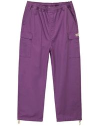 Stussy - Ripstop Cargo Pant Purple - Lyst