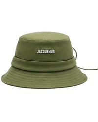 Jacquemus - Le Bob Gadjo Bucket Hat Khaki In Cotton - Lyst
