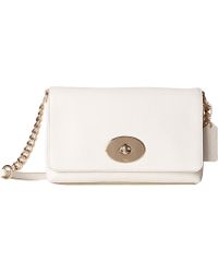 white coach crossbody