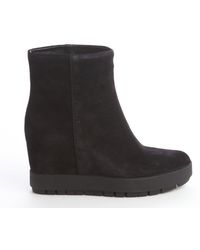 prada lug sole leather bootie