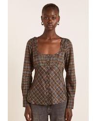 Damson Madder - Lemi Sheer Blouse - Lyst