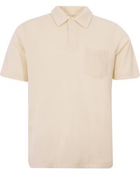 Merz B. Schwanen - Pocket Polo Shirt - Natural - Lyst
