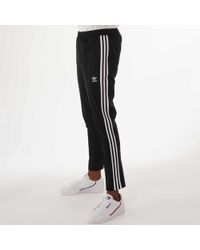adidas Originals Rubber Clfn Ft Black Track Pants for Men Lyst adidas Originals Rubber Clfn Ft Black Track Pants for Men Lyst