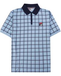 Fila - Bobby Check Polo Shirt - Lyst
