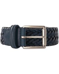 Anderson's - Anderson Woven Leather Belt - Lyst