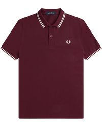 Fred Perry - M3600 Twin Tipped Polo Shirt - Lyst