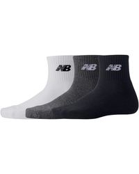 New Balance - 3 Pack Everyday Ankle Socks - Lyst