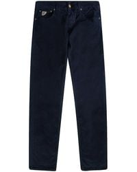 Lois - Lois Sierra Thin Navy Corduroy Trousers 5083 - Lyst