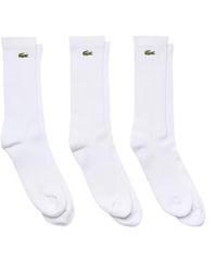 Lacoste - High-cut Socks 3 Pack - Lyst