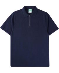 None Of The Above - Zip Polo Shirt - Lyst
