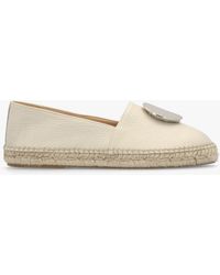Daniel - Jessie Cream Leather Espadrilles - Lyst