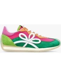 Daniel - Movie Multicoloured Suede & Nylon Runner Trainers - Lyst