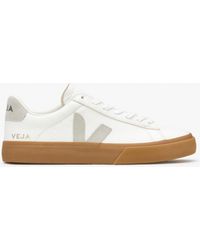 Veja - White Natural Campo Low Top Unisex Sneakers - Lyst