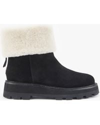 Australia Luxe - Trinity Shearling Cuff Ankle Boots - Lyst