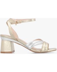 Moda In Pelle - Madelia & Strappy Block Heel Sandals - Lyst
