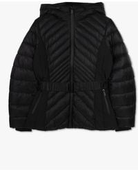 Elena Wang - Quilted Black Belted Puffer Jacket - Lyst