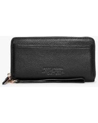 Marc Jacobs - The Leather Continental Black Wallet - Lyst