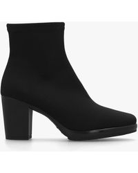 Daniel - Micha Lycra Stretch Block Heel Ankle Boots - Lyst