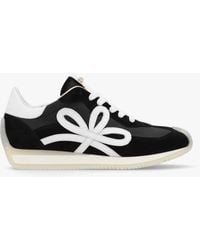 Daniel - Movie Black & White Suede Runner Trainers - Lyst