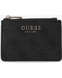 Guess - Laurel Ii Coal Logo Credit Card Purse - Lyst