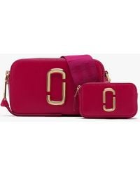 Marc Jacobs - The Utility Snapshot Lipstick Pink Leather Camera Bag - Lyst