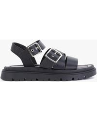 Shoe The Bear - Rebecca Black Leather Buckled Sandals - Lyst