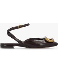 Marc Jacobs - The Pop J Marc Fondant Leather Closed Toe Sandals - Lyst